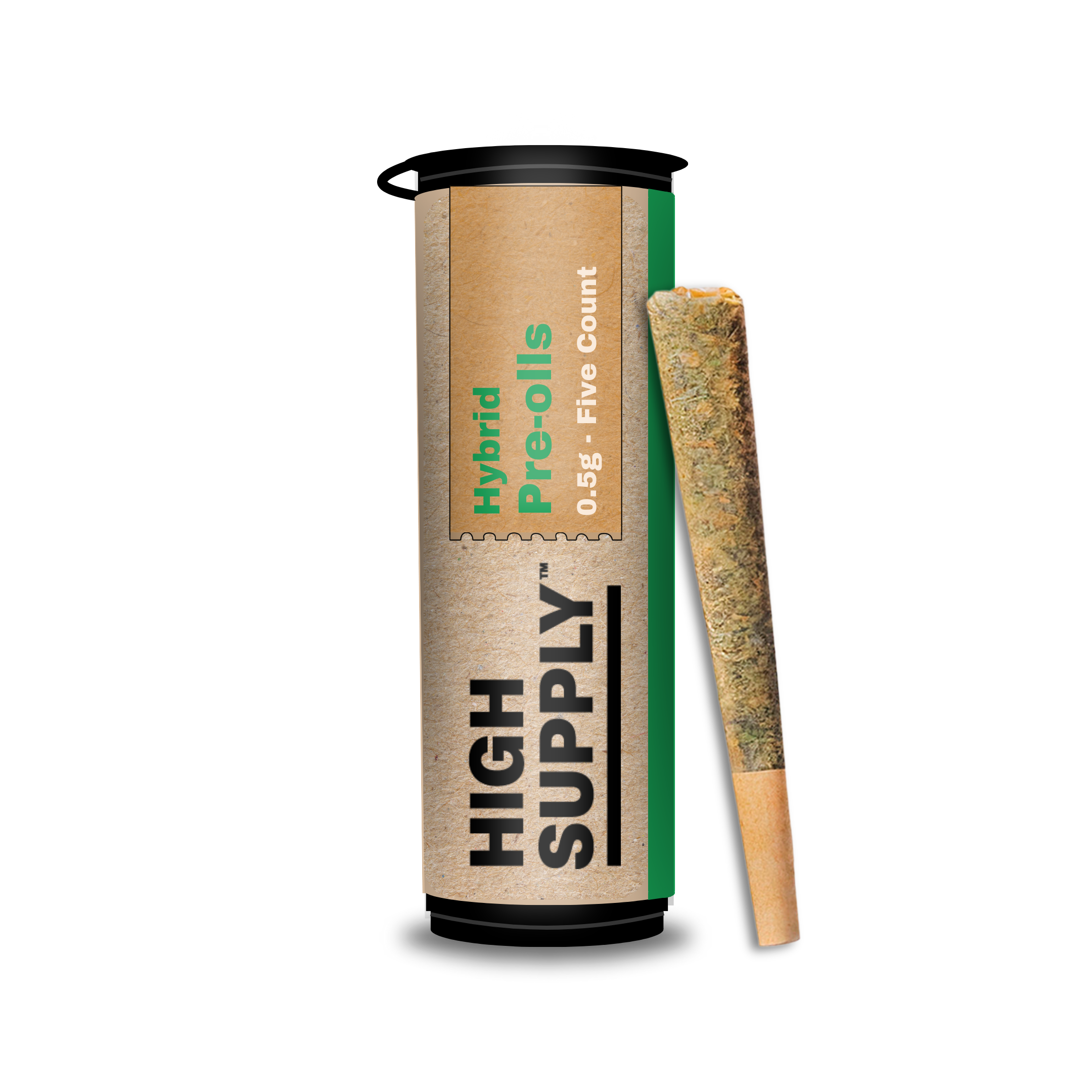 Photograph of product: Banana Mints | Preroll 5pk | 2.5g
