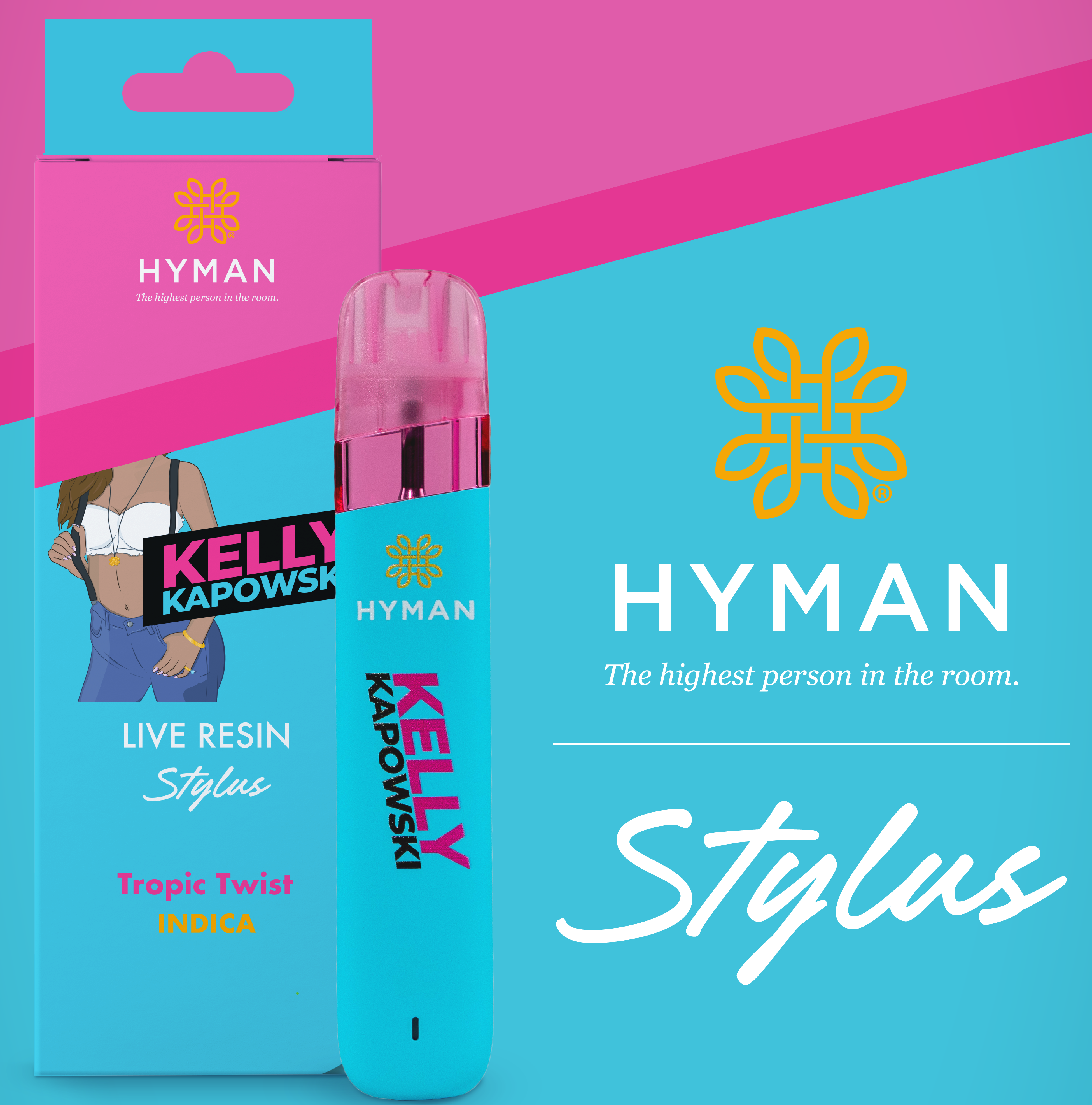 Photograph of product: AU Hyman: Kelly Kapowski 1g Live Resin Stylus (I)