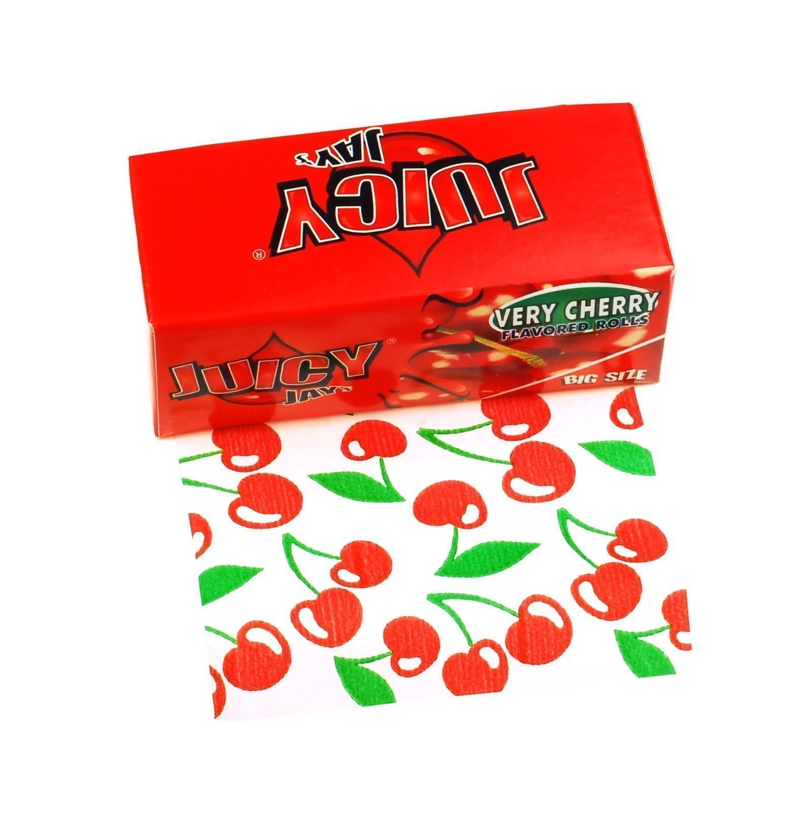Photograph of product: Juicy Jay Very Cherry 1 1/4 Rolling Papers