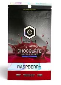 Photograph of product: Raspberry Dark Chocolate Bar |  100mg