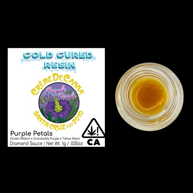 Photograph of product: Purple Petals - 1g -(H)Creme De Canna - Diamond Sauce - - 
