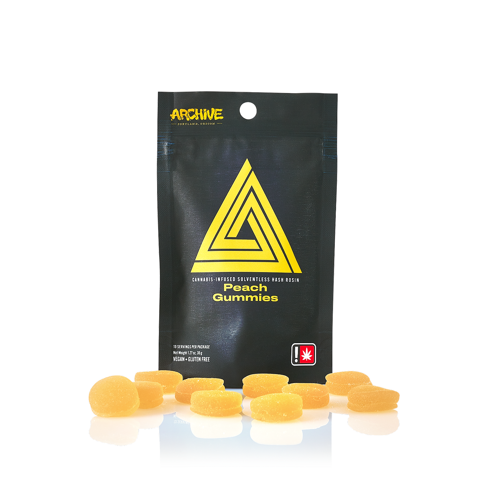 Photograph of product: Smokiez Gummiez Sour-Peach 100mg