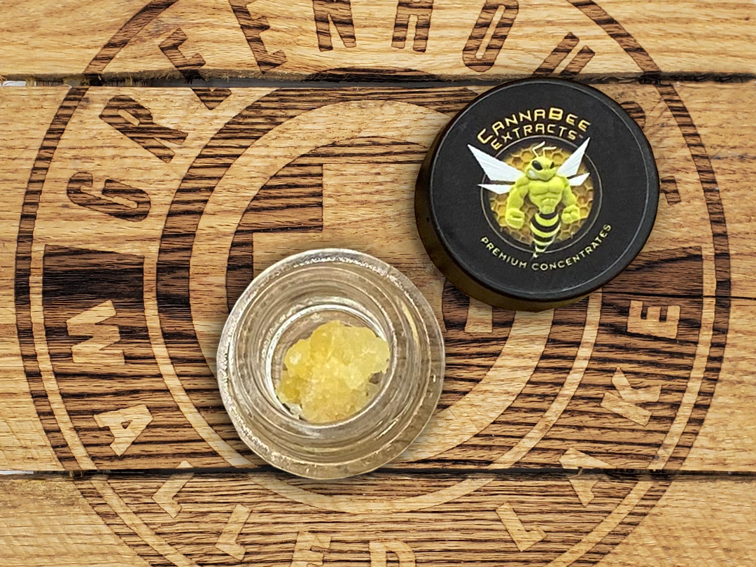 Photograph of Product: CannaBee Extracts | Lemon Oasis | 1g Live Resin Terp Diamonds
