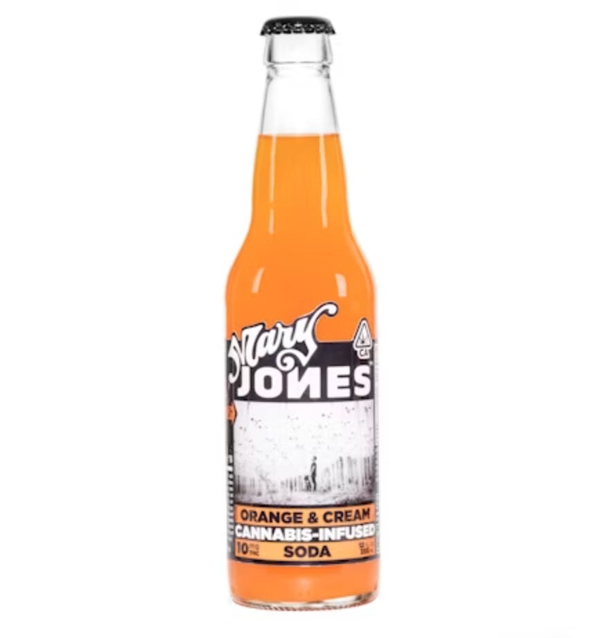 Photograph of product: Mary Jones - 20MG - Orange Cream Soda - 12 oz