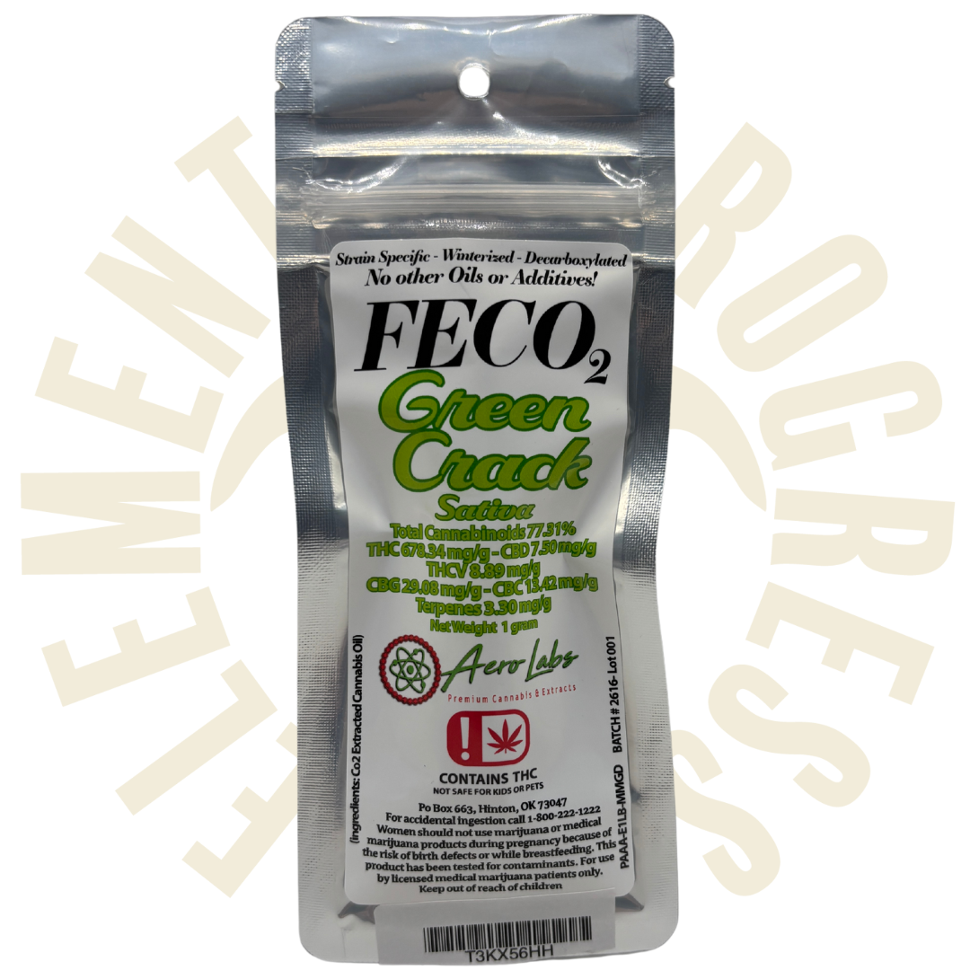 Photograph of product: Aero Labs FECO - Oui'd - Green Crack