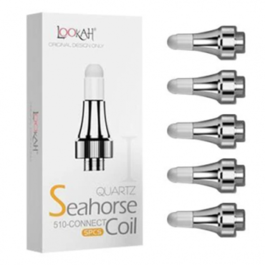 Photograph of product: Lookah Seahorse Coils Quartz 5pk