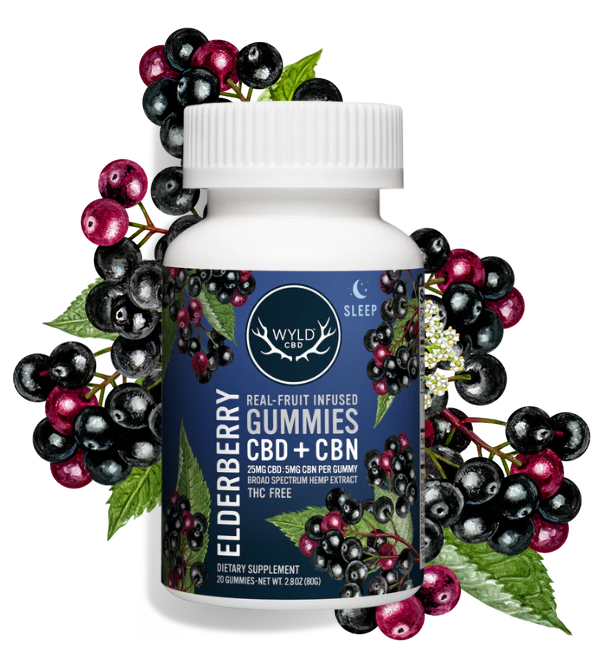Photograph of product: Wyld // HEMP Elderberry 250mg