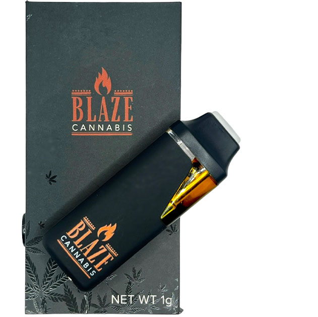 Photograph of product: Blaze LR Disposable 1g Strawberry Milk