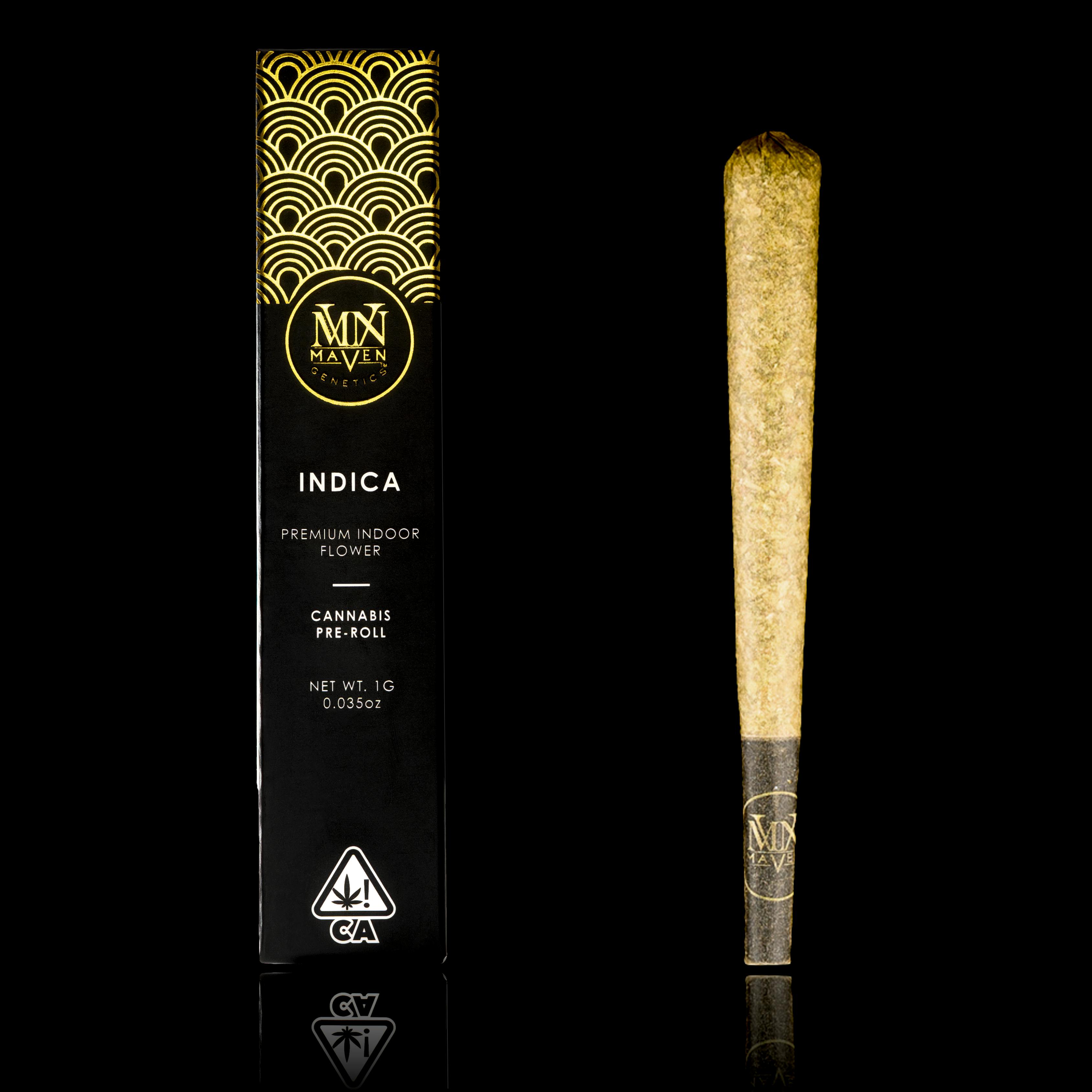 Photograph of product: Maven 1g Black Diamond X Preroll
