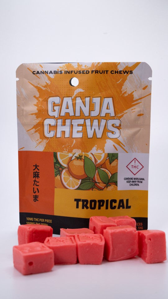Photograph of product: Ganja Chews - - Tropical Punch