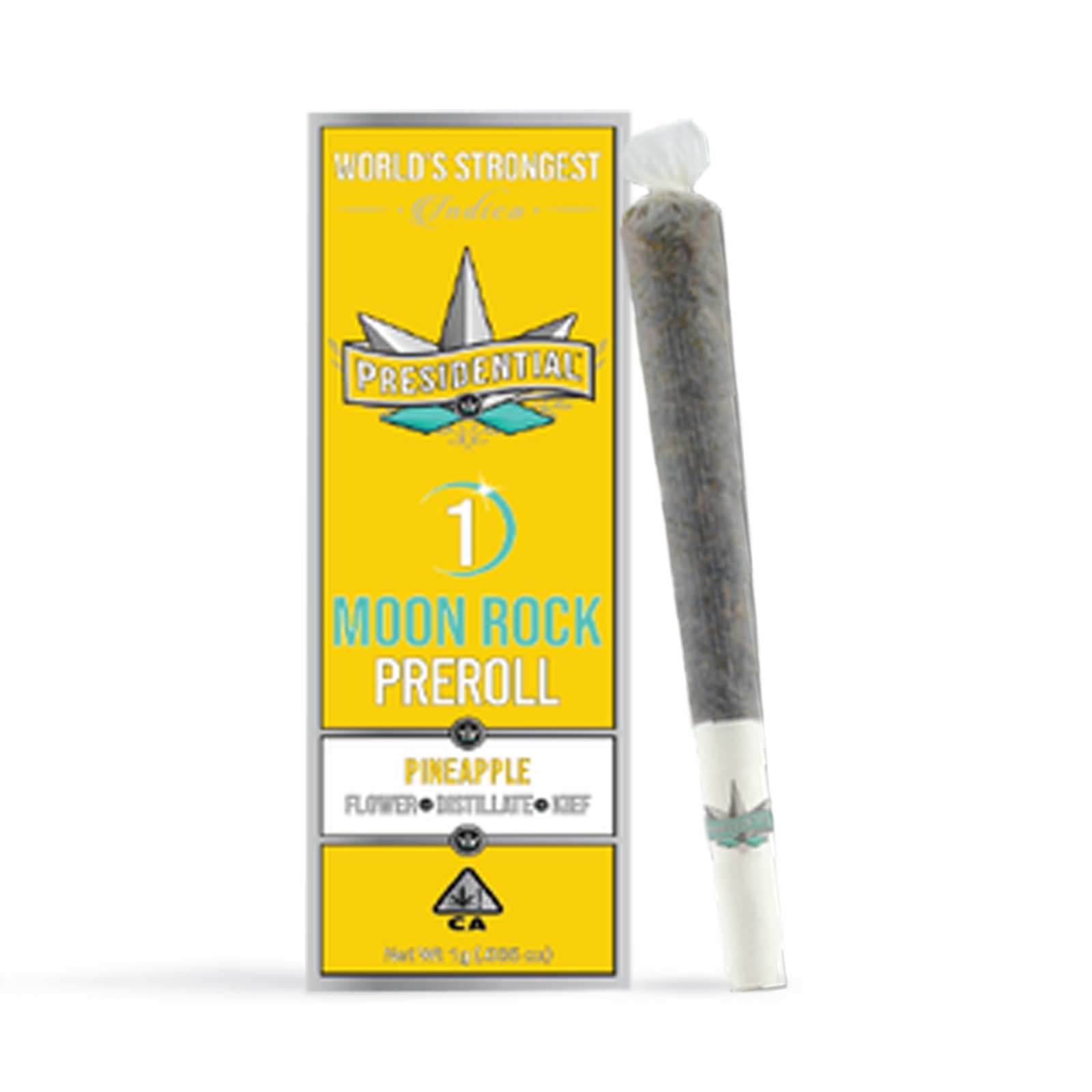 Photograph of product: Pineapple Moon Rock Pre-Roll | 1g