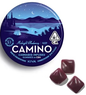 Photograph of product: Midnight Blueberry [I] - 100MG 5:1 CBN Gummies 20PK