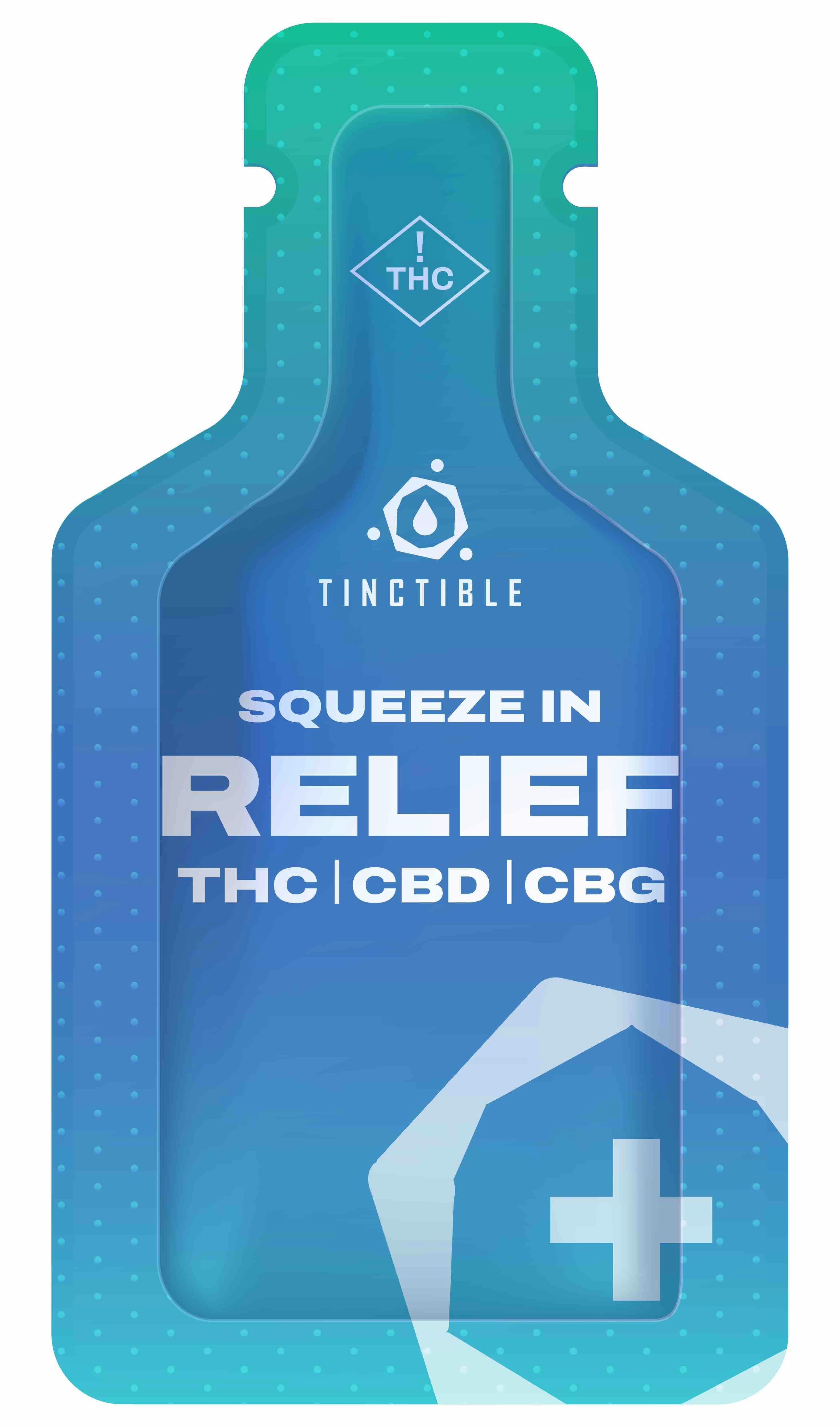 Photograph of product: Blue Raspberry 2:1:1 (TH-oui:CBD:CBG) Tinctible Relief Gel - 