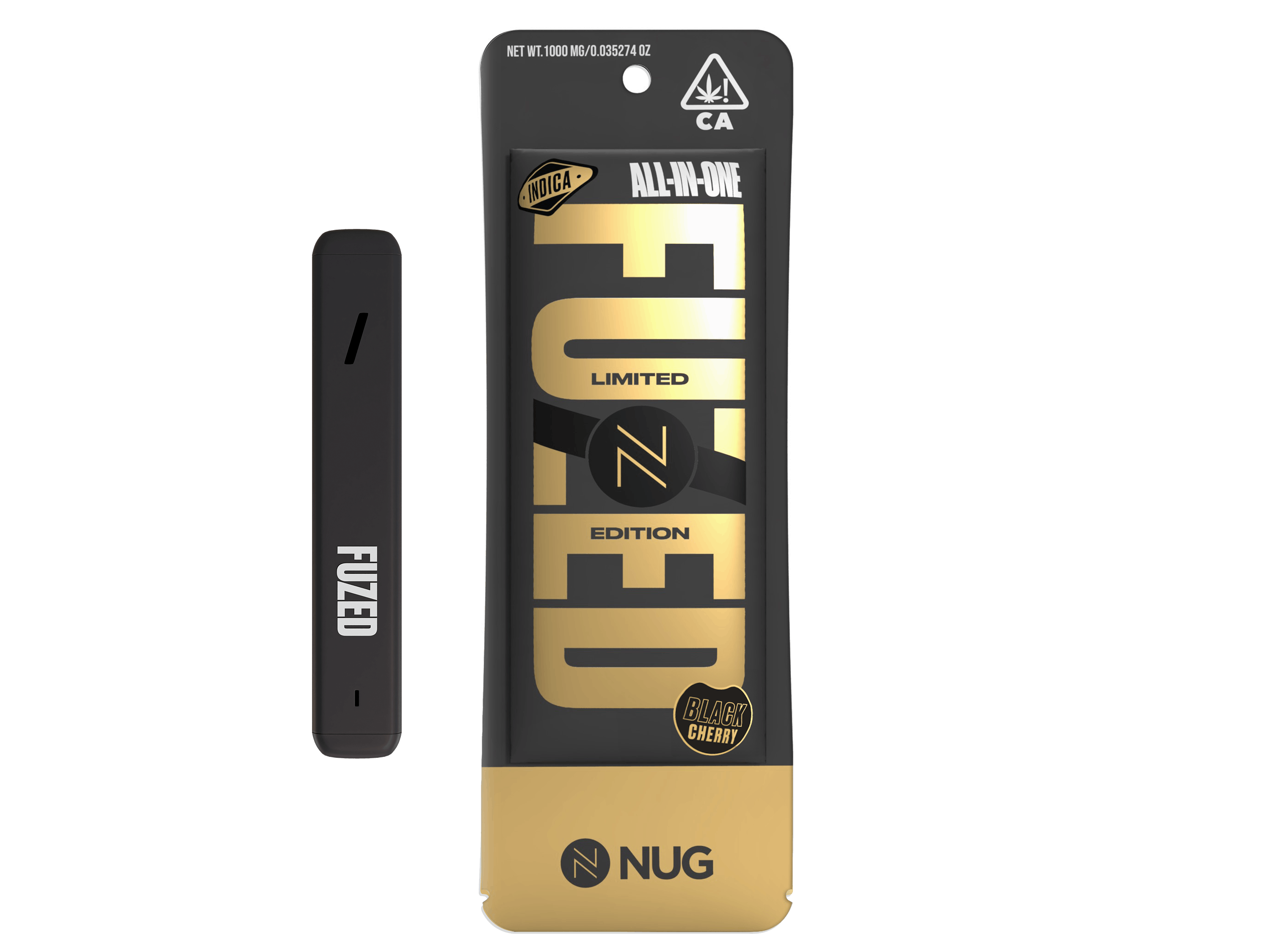 Photograph of product: BLACK CHERRY 1G ALL IN ONE - 1 G