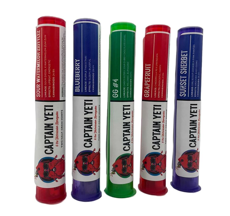 Photograph of Product: Lemon Cherry Zkittlez 2-Pack Pre-Rolls | 1g