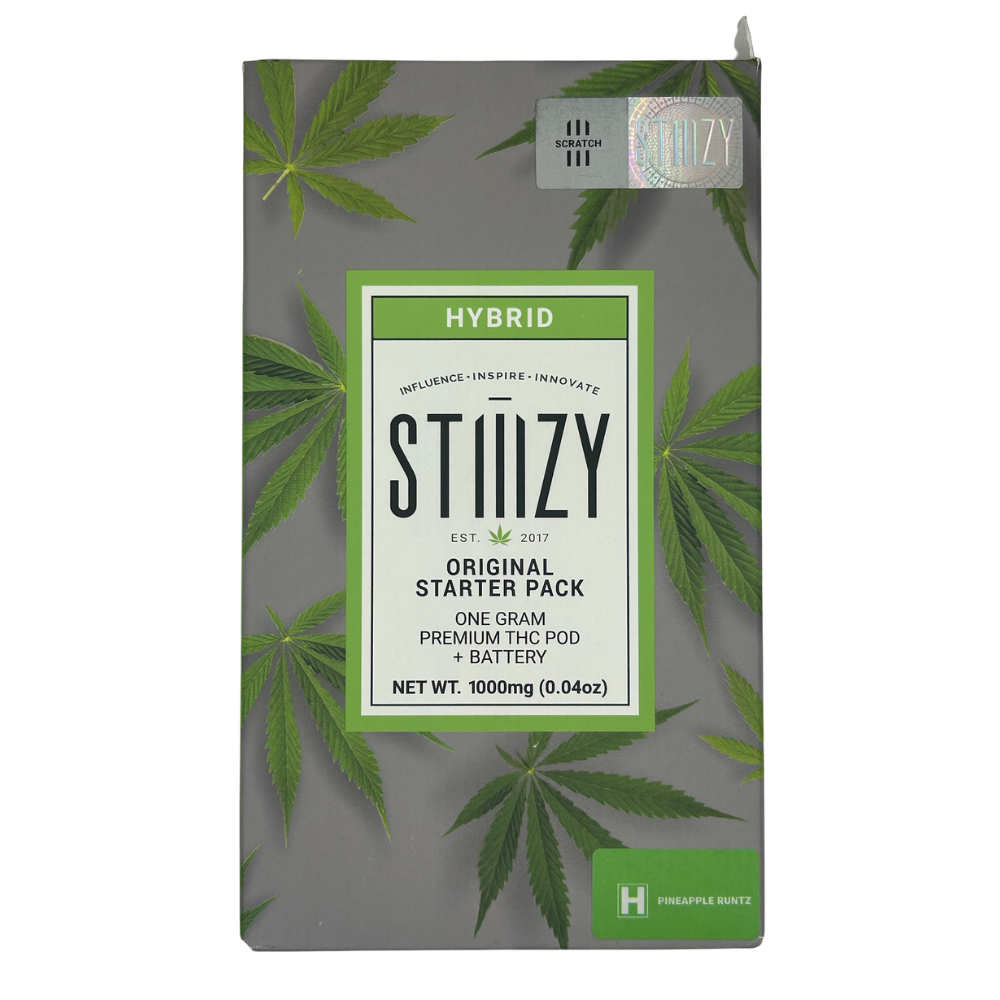 Photograph of product: Stiiizy Pineapple Runtz 1G Pod + Battery Starter Pack
