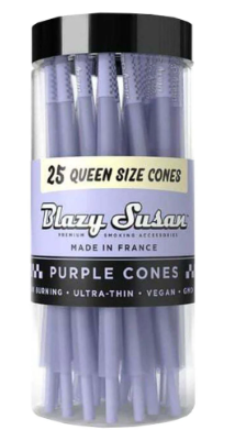 Photograph of product: Blazy Susan - Purple Queen Size Cones (25pk)