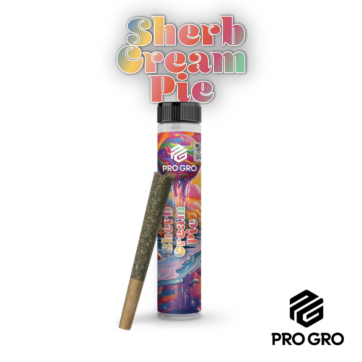 Photograph of product: ProGro Sherb Cream Pie Pre-Roll | 1g