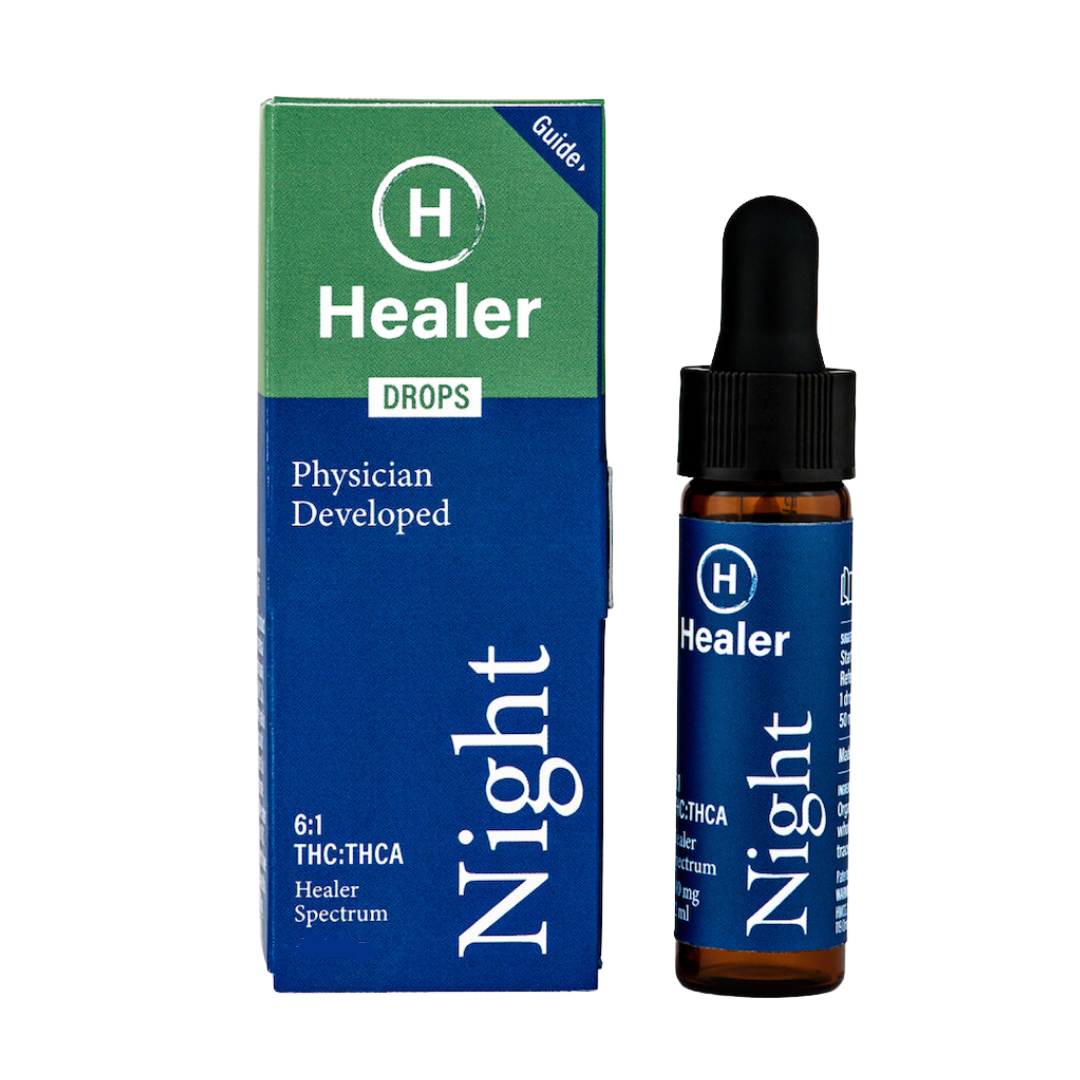 Photograph of Product: 100mg Night Drops [6:1 THC:THCA] 12mL
