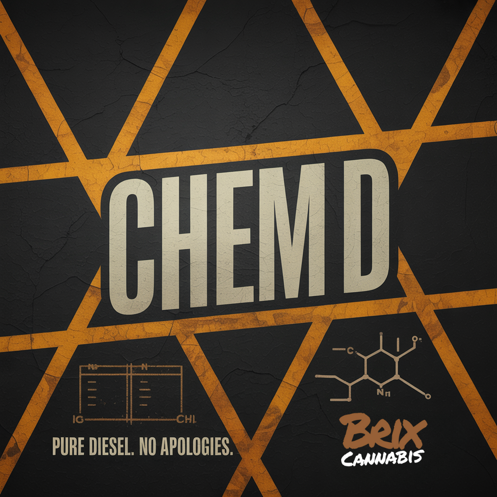Photograph of product: Chemdog's Whole Flower Chem D (H) 00346 - 3.5g