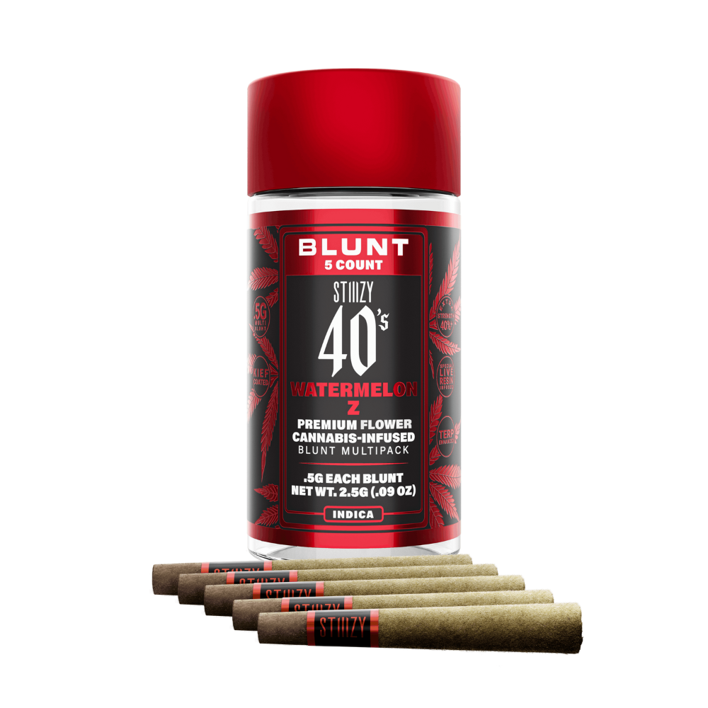 Photograph of product: Stiiizy - 5 Pack Infused Blunts - Watermelon Z