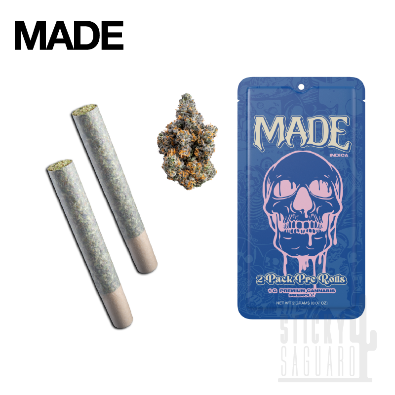 Photograph of product: MADE Pre-Roll Gastopia 2 Pk (I/H) 2g