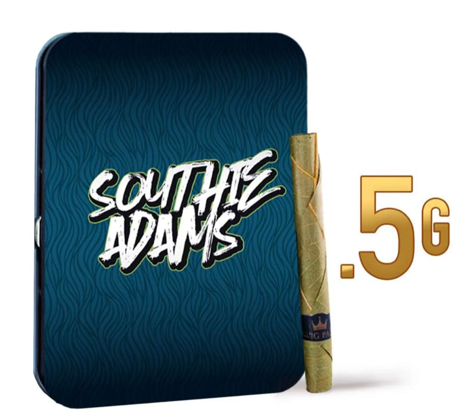 Photograph of product: Southie Adams Black Cherry Runtz (H) King Palm Blunt 0.5g