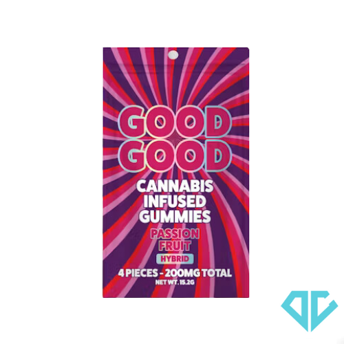 Photograph of product: Good Good Passion Fruit Gummies 200mg