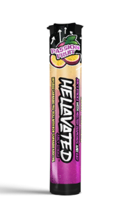 Photograph of product: Hellavated | Juicy Stickz Passion Fruit Infused Pre-Roll | 0.75g