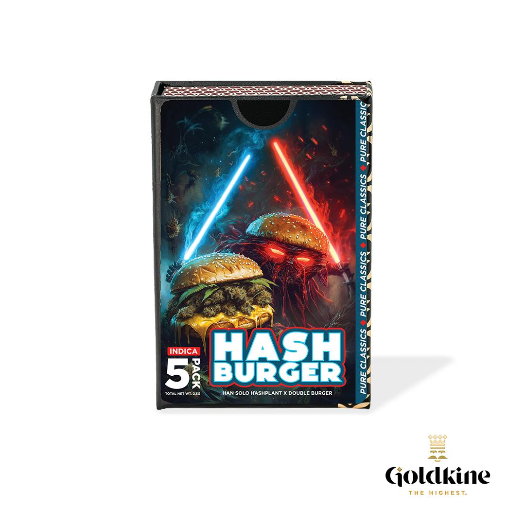Photograph of product: Goldkine | au chocolat Burger | 5 Count Pre Roll Pack