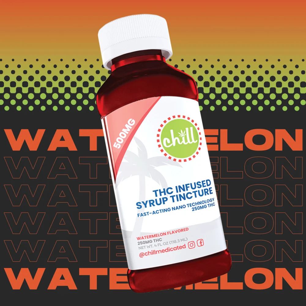 Photograph of product: Chill Syrup Blue Razz Tincture | 500ml