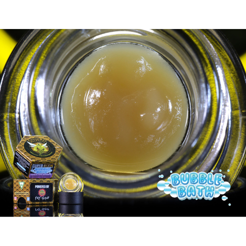 Photograph of product: Cannabee Extracts Bubble Bath Cured Resin Terp Badder 1g