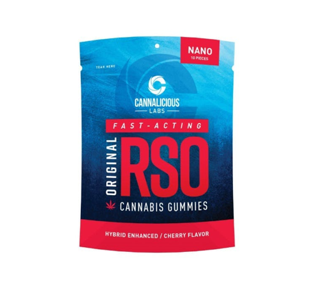 Photograph of product: Cannalicious - Cherry - RSO Gummy - 200mg - Hybrid