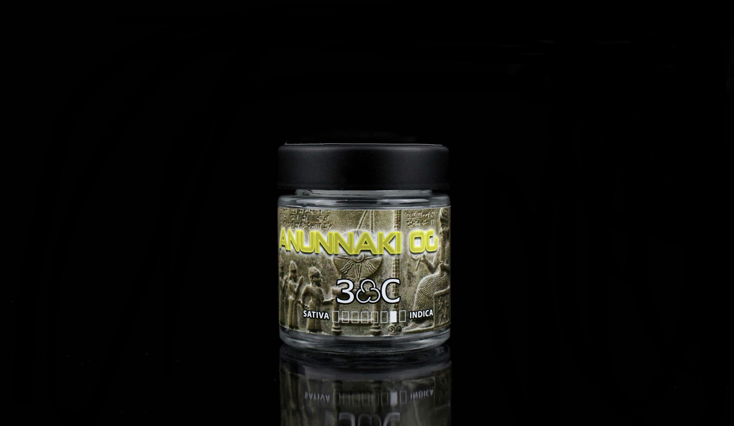 Photograph of product: 3C Farms - Anunnaki OG - 3.5G