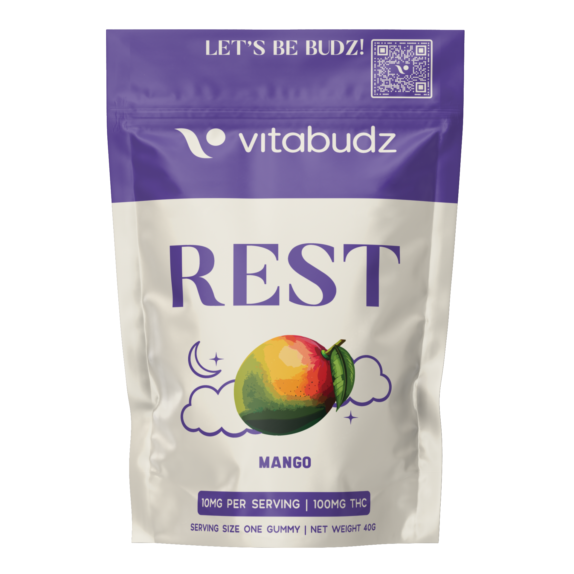 Photograph of Product: VitaBudz | Rest - 100mg THC | 10pk