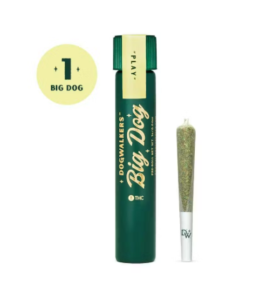 Photograph of product: Dogwalkers | Pre-Roll | Lemon Fresh | Big Dogs | 1g - Oui'd