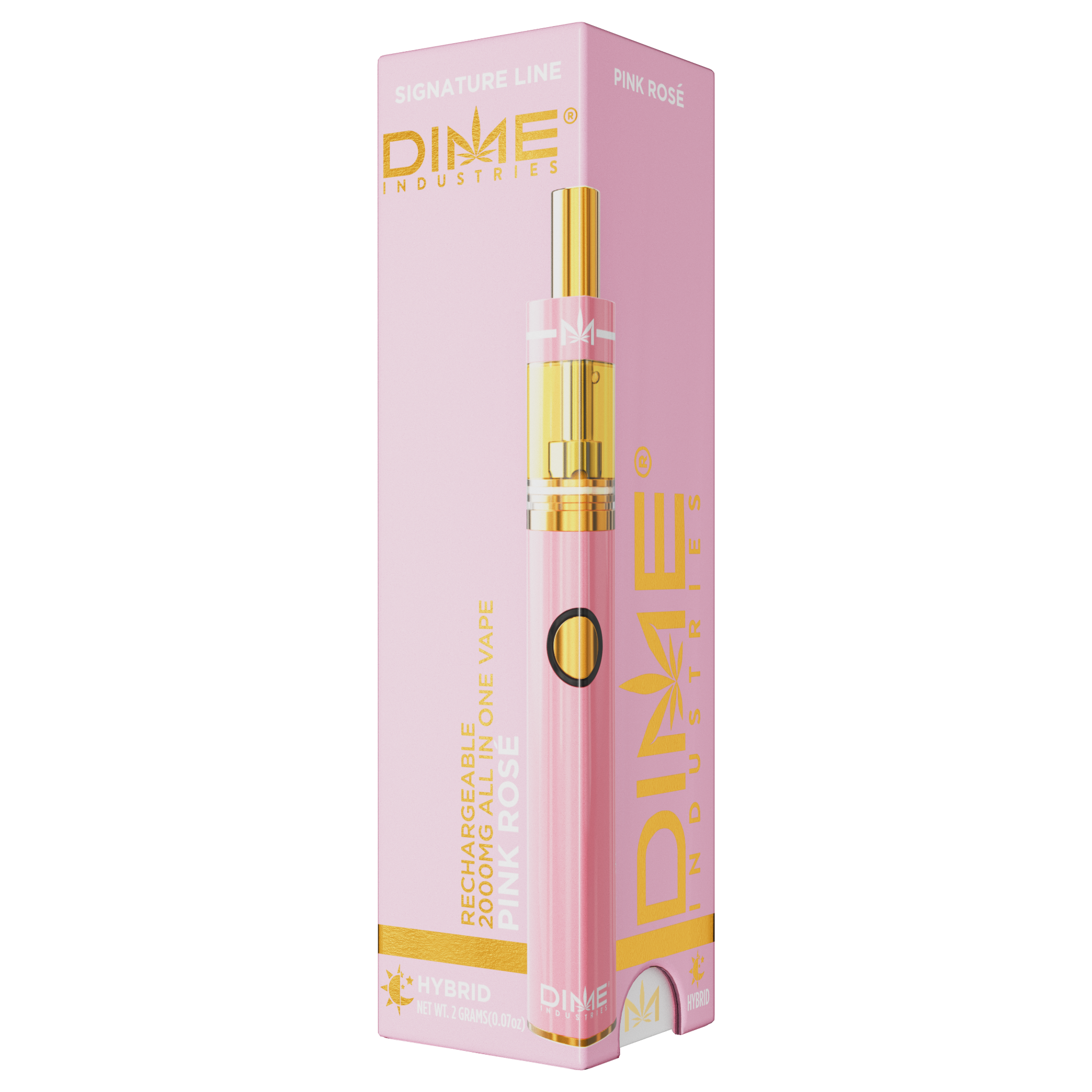 Photograph of product: Dime Signature All-In-One Disposables - Pink Rose