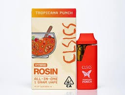 Photograph of product: CLSICS – Tropicana Punch – Live Rosin Disposable – 1g - 