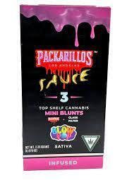 Photograph of product: PACKWOOD | BLOW POP | INFUSED MINI BLUNT | 3 PACK