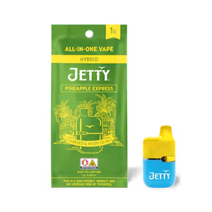 Photograph of product: Jetty Vape Disposable 1g- Pineapple Express