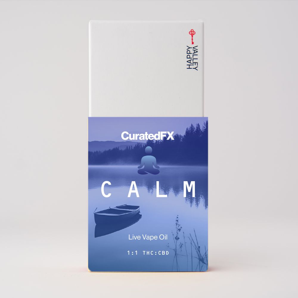 Photograph of product: Live Vape Oil Cartridge 1g - CuratedFX - Calm