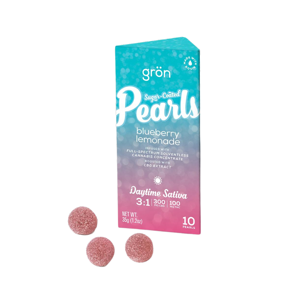 Photograph of product: BLUEBERRY LEMONADE PEARLS (3:1 CBG:TH-oui)