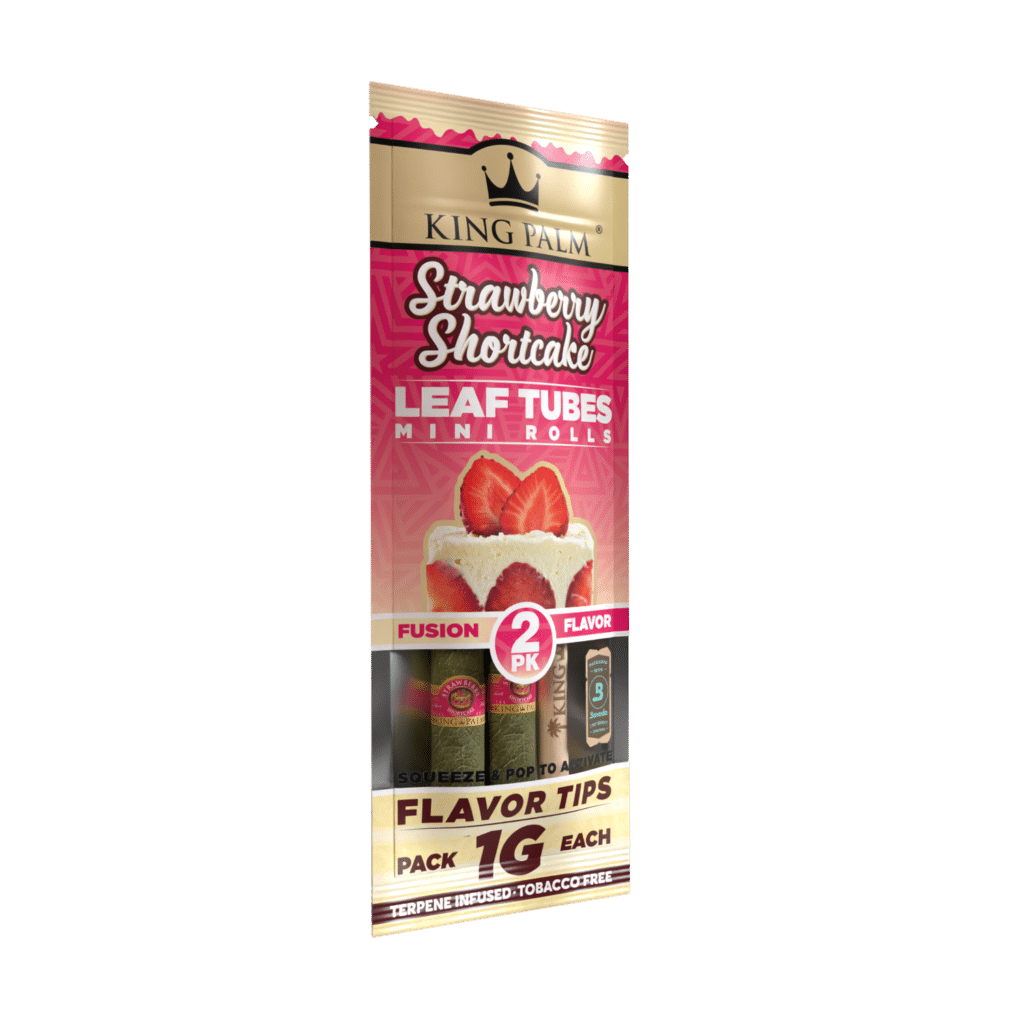 Photograph of product: KING PALM Mini: Strawberry Shortcake 2pk