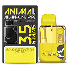 Photograph of product: Animal | Sour Watermelon Splash Live Diamond AIO | 3.5g