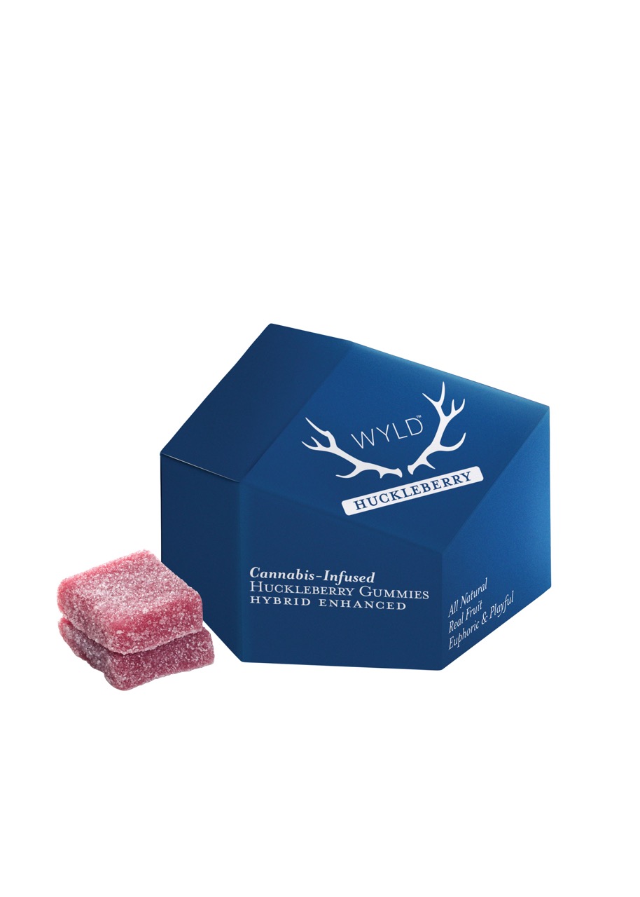 Photograph of Product: WYLD - Huckleberry Gummies - 100mg - 10ct