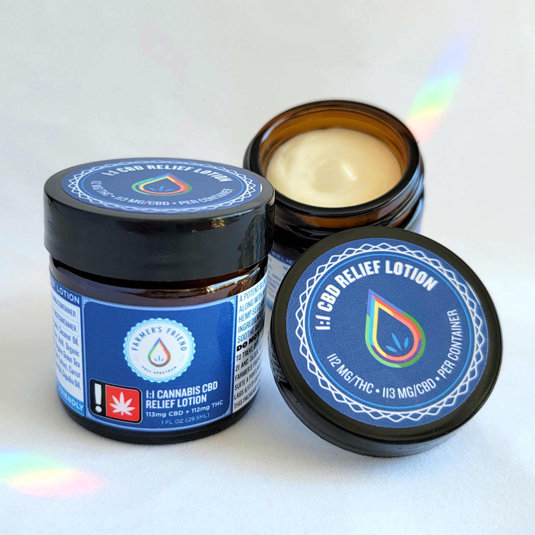 Photograph of product: 1:1 CBD Relief Lotion