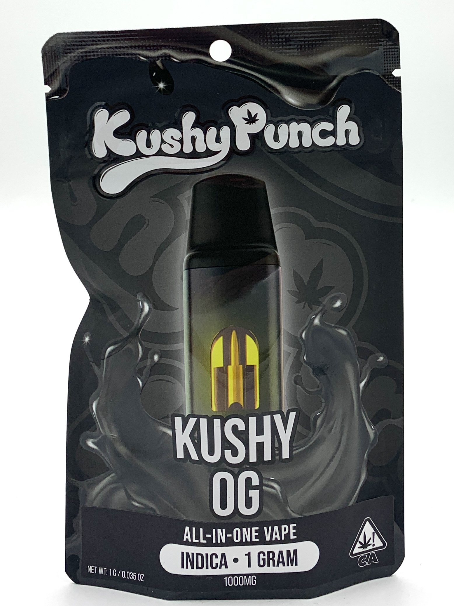 Photograph of product: Kushy OG 1g AIO By Kushy Punch