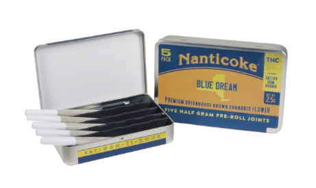 Photograph of product: Blue Dream | 0.5g 5pk Prerolls