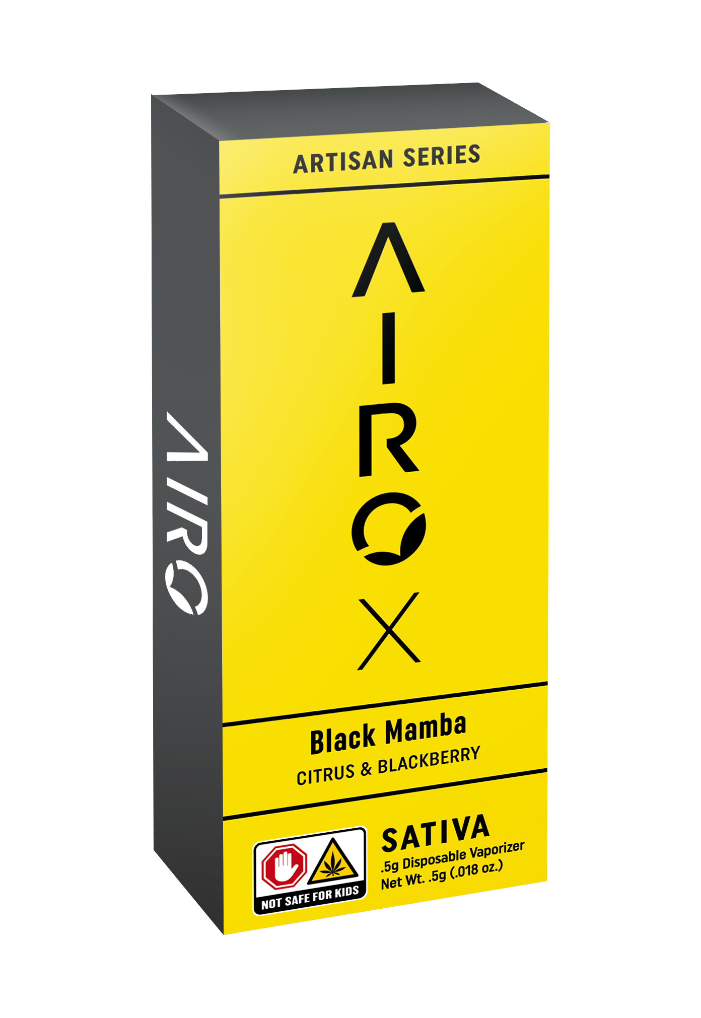 Photograph of product: Airo | Black Mamba (S) Disposable Distillate Cart | 1g