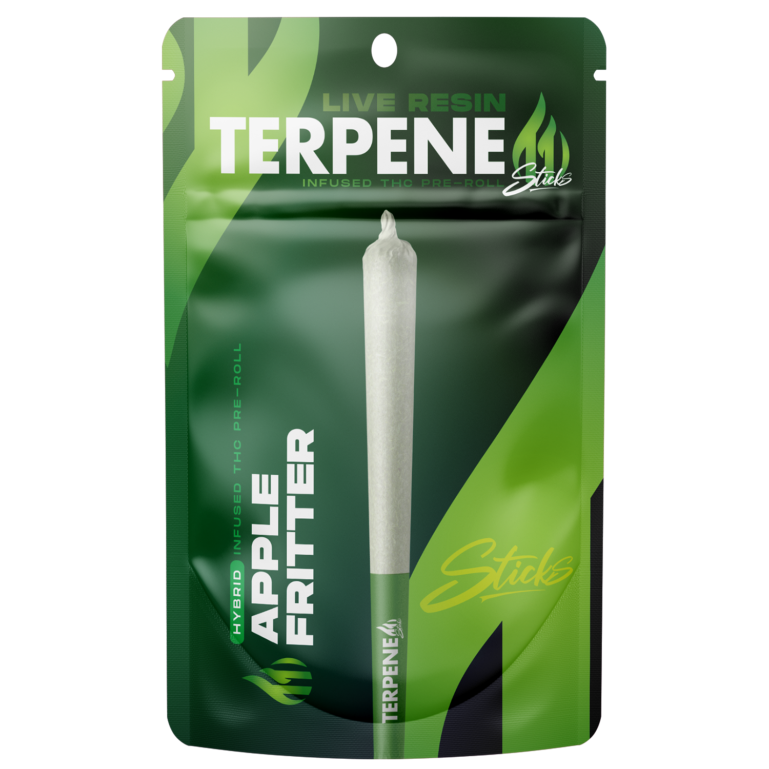 Photograph of Product: Apple Fritter | 1.2G Live Resin Infused Preroll